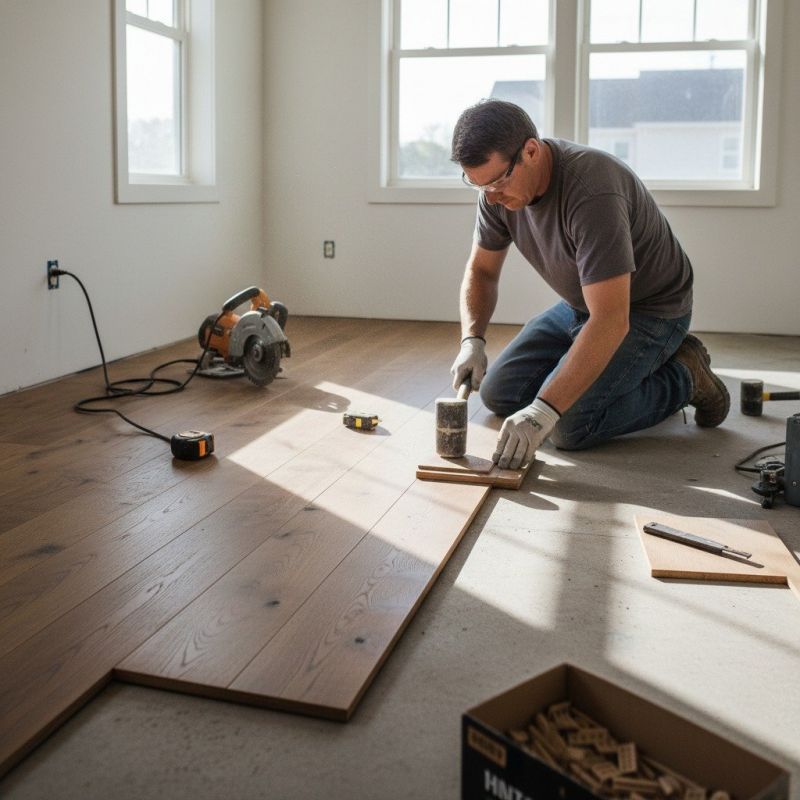 Maple Flooring Installation