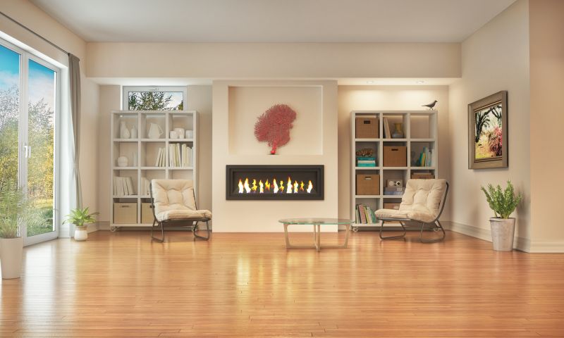 Modern Hardwood in Living Room